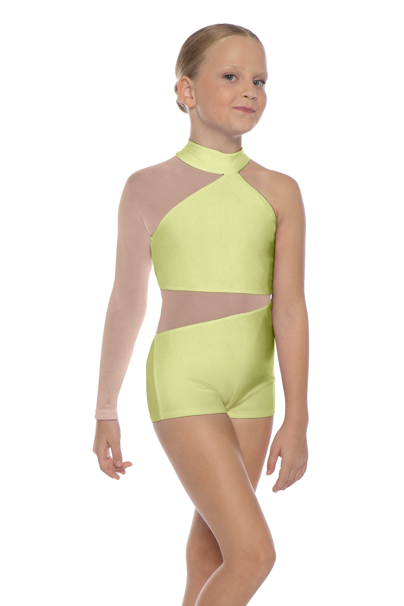 Solid Lycra Voltage Biketard