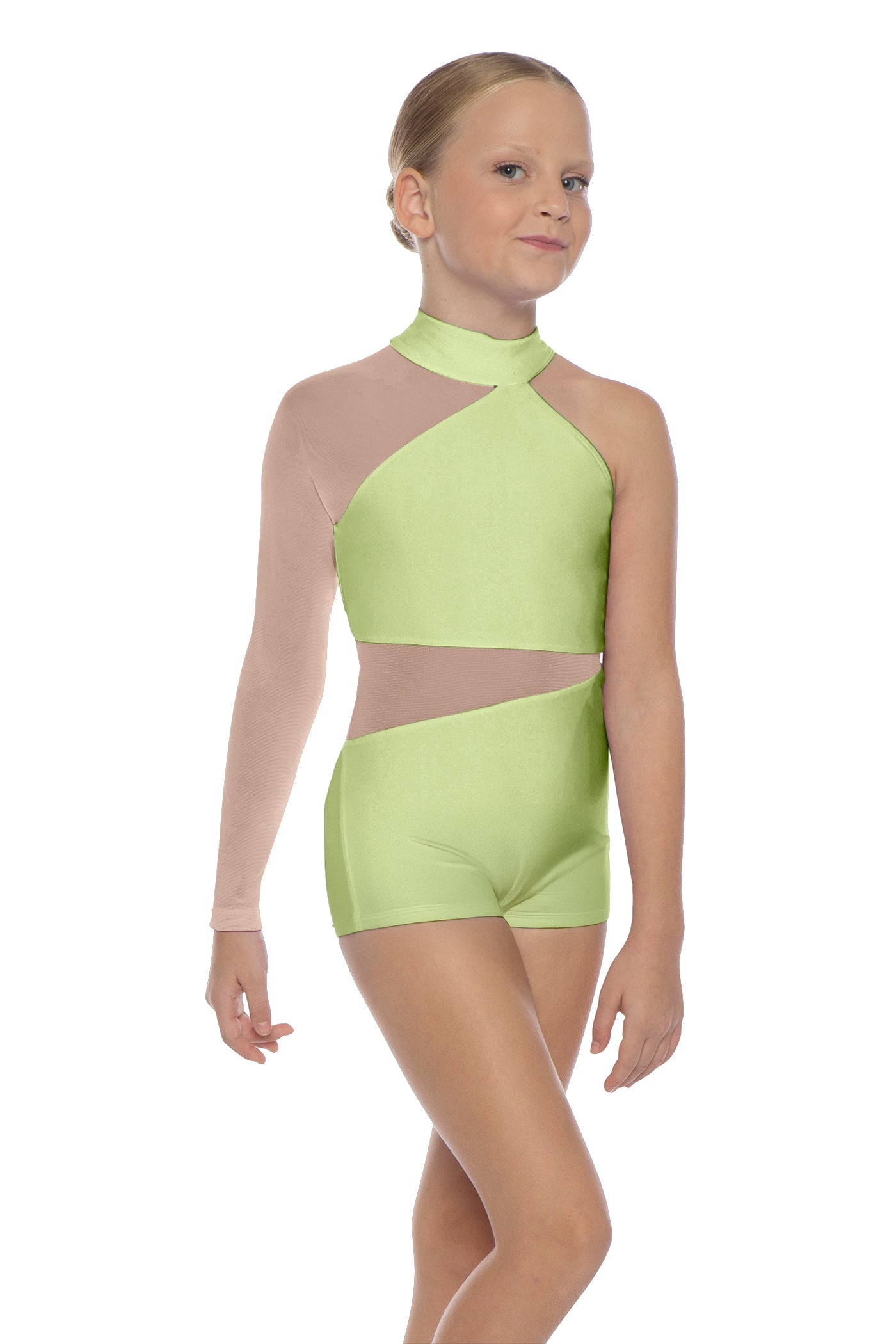 Solid Lycra Voltage Biketard