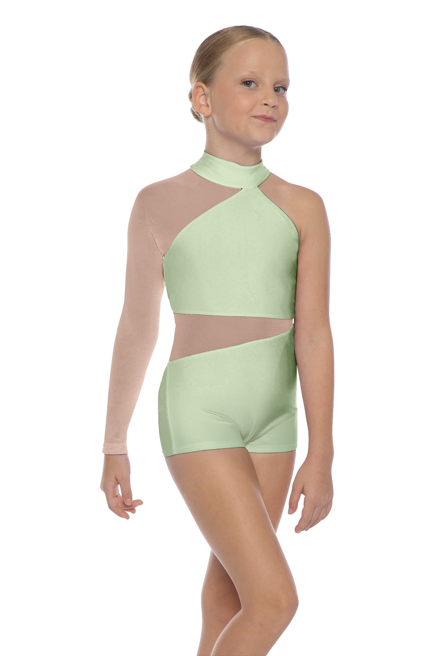 Solid Lycra Voltage Biketard