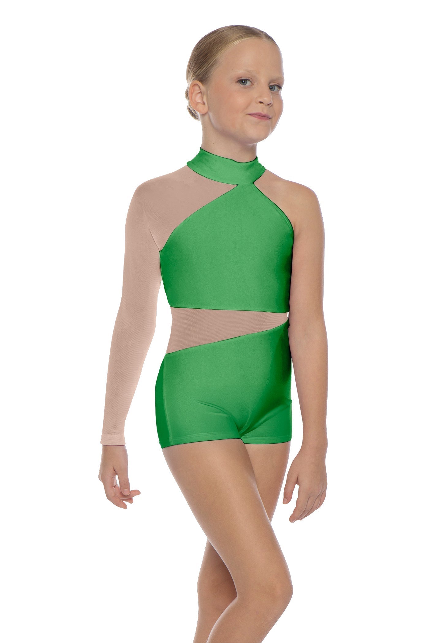 Solid Lycra Voltage Biketard
