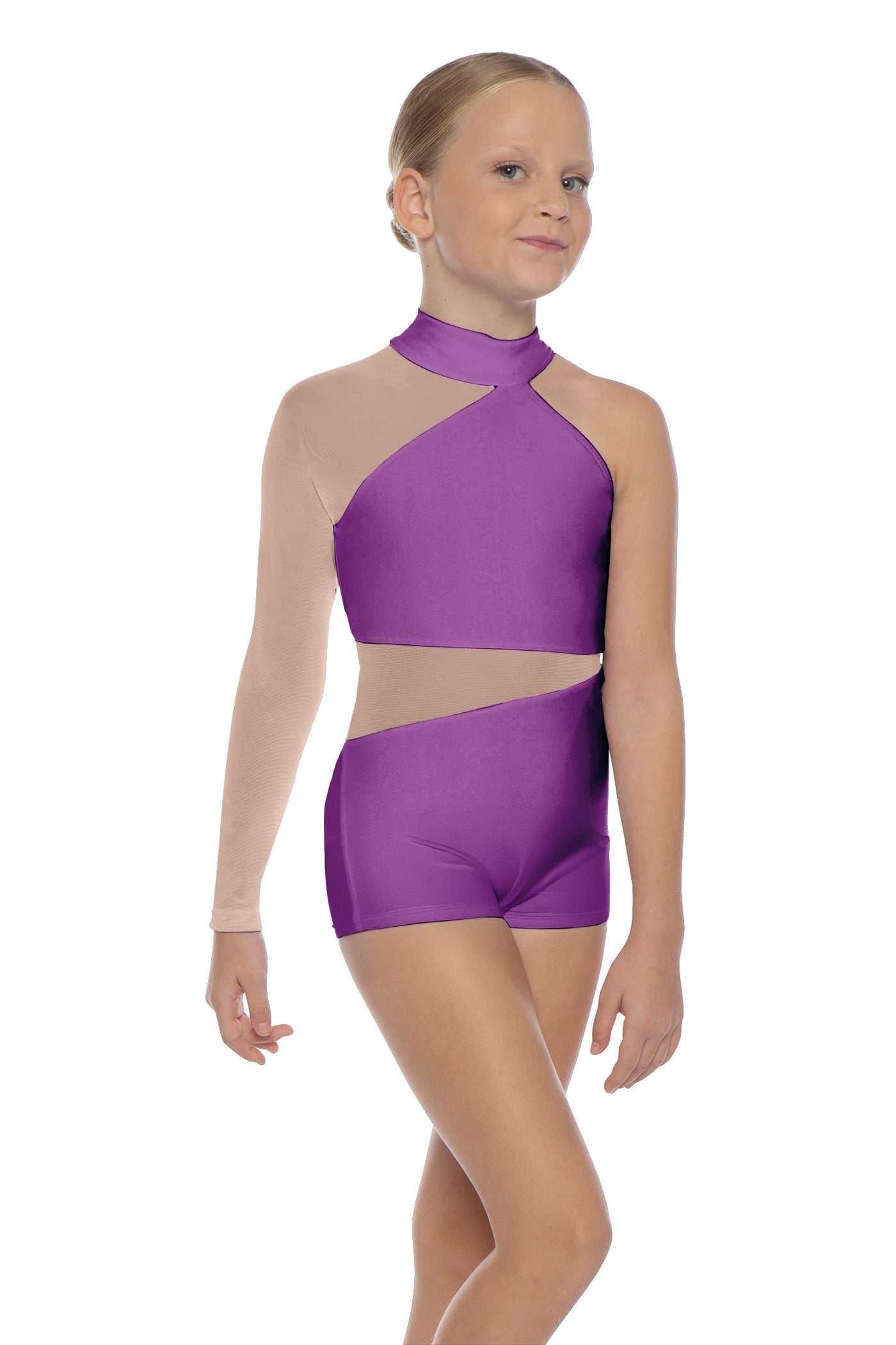 Solid Lycra Voltage Biketard