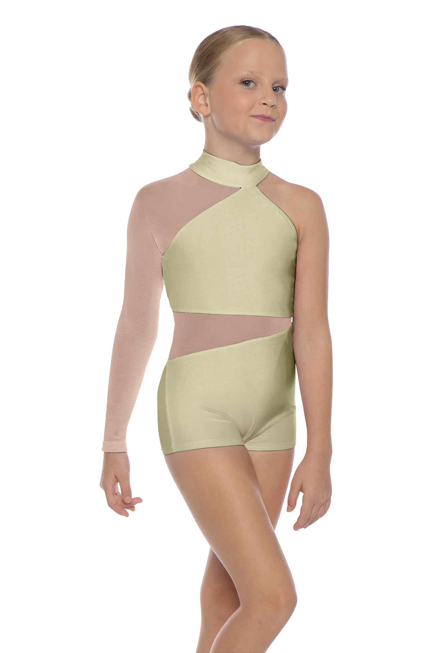 Solid Lycra Voltage Biketard