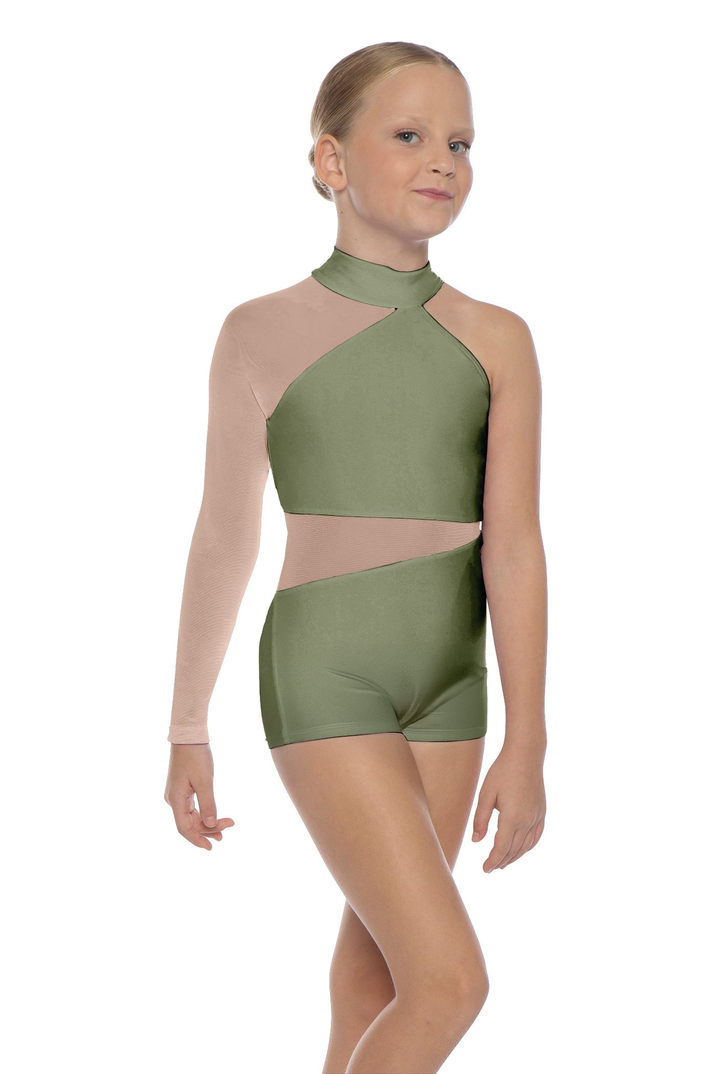 Solid Lycra Voltage Biketard
