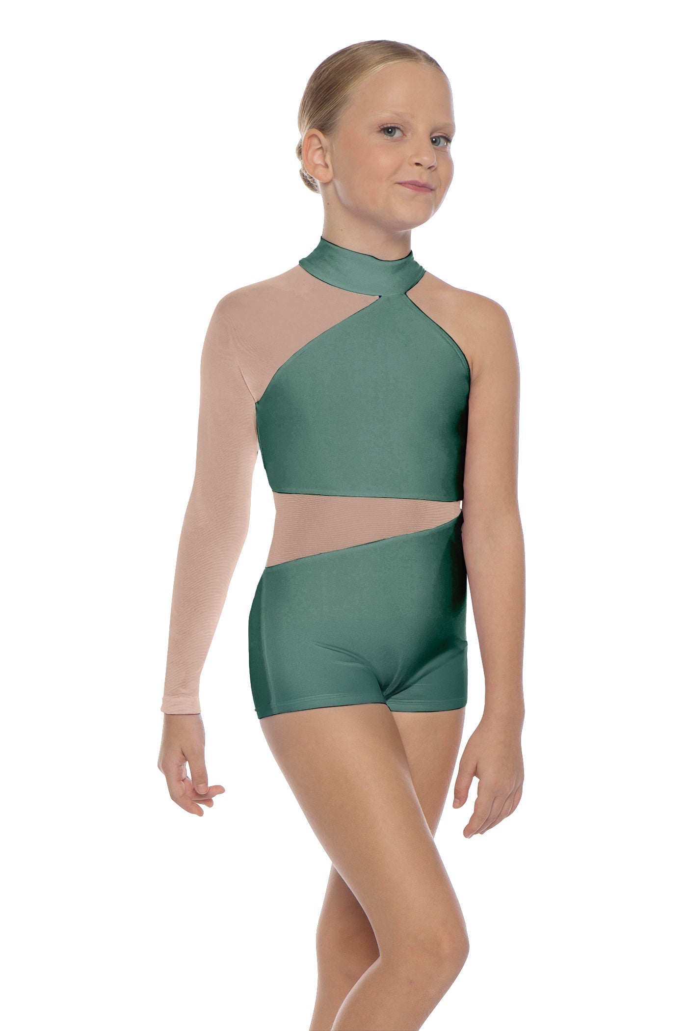 Solid Lycra Voltage Biketard