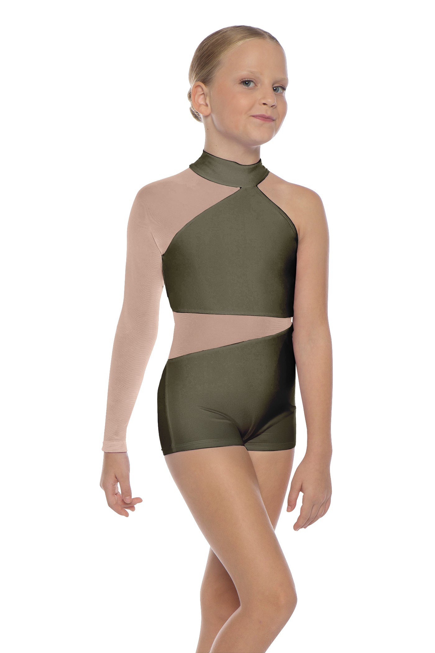 Solid Lycra Voltage Biketard
