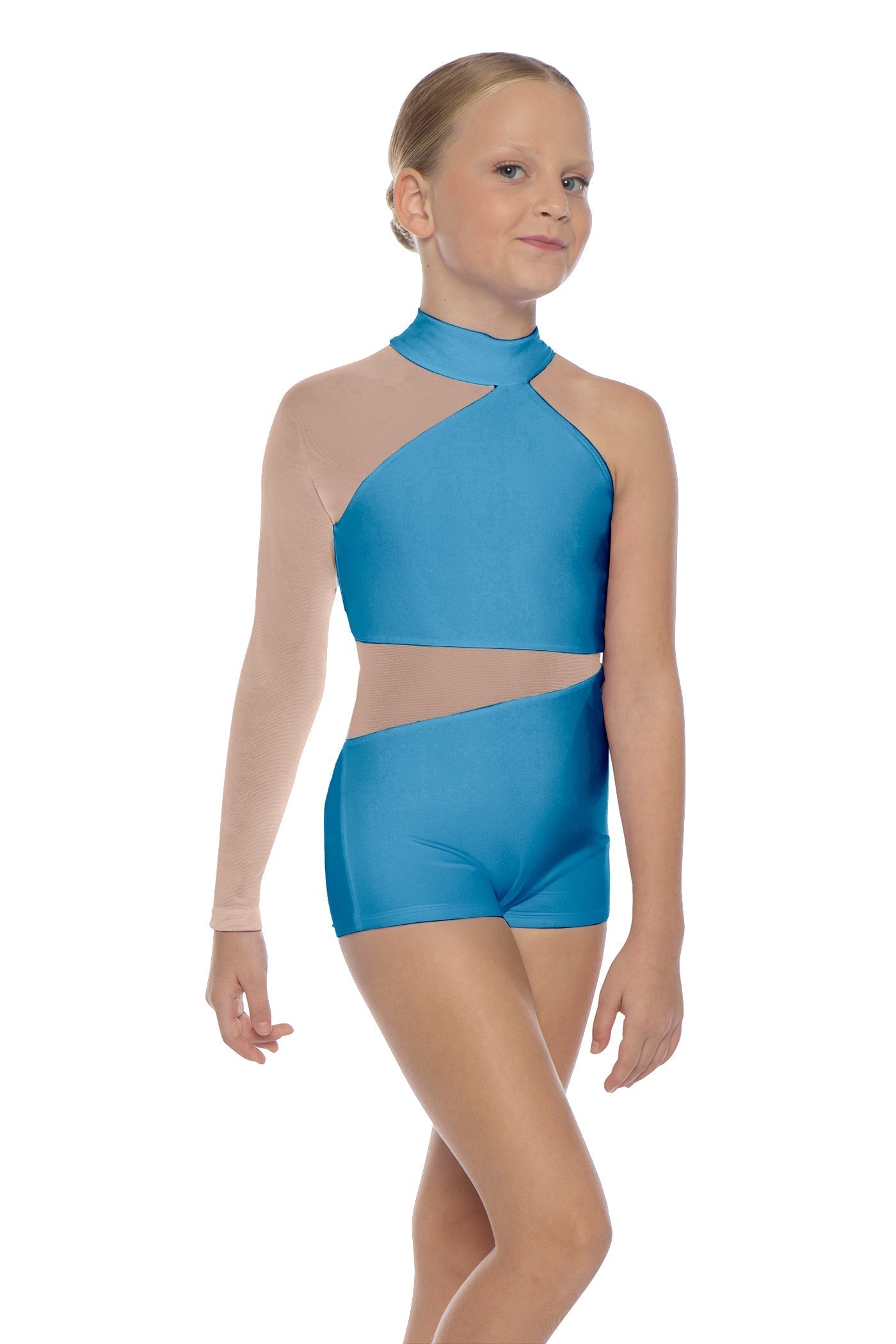 Solid Lycra Voltage Biketard