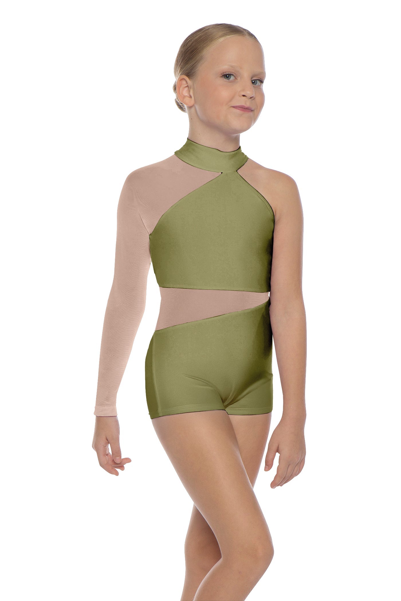 Solid Lycra Voltage Biketard