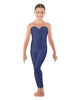 Solid Lycra Mesh Sweetheart Unitard