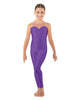 Solid Lycra Mesh Sweetheart Unitard