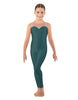 Solid Lycra Mesh Sweetheart Unitard