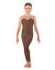 Solid Lycra Mesh Sweetheart Unitard