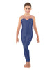 Solid Lycra Mesh Sweetheart Unitard
