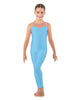 Solid Lycra Mesh Sweetheart Unitard