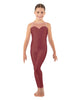 Solid Lycra Mesh Sweetheart Unitard