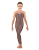 Solid Lycra Mesh Sweetheart Unitard