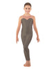 Solid Lycra Mesh Sweetheart Unitard