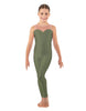 Solid Lycra Mesh Sweetheart Unitard