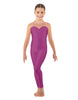 Solid Lycra Mesh Sweetheart Unitard