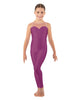 Solid Lycra Mesh Sweetheart Unitard