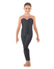 Solid Lycra Mesh Sweetheart Unitard