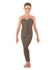 Solid Lycra Mesh Sweetheart Unitard