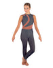 Solid Lycra Embrace Sleeveless Unitard