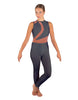 Solid Lycra Embrace Sleeveless Unitard