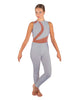 Solid Lycra Embrace Sleeveless Unitard