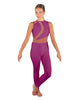 Solid Lycra Embrace Sleeveless Unitard