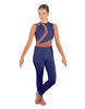 Solid Lycra Embrace Sleeveless Unitard