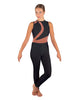 Solid Lycra Embrace Sleeveless Unitard