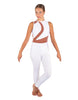 Solid Lycra Embrace Sleeveless Unitard
