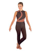 Solid Lycra Embrace Sleeveless Unitard