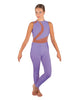 Solid Lycra Embrace Sleeveless Unitard