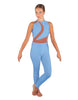 Solid Lycra Embrace Sleeveless Unitard