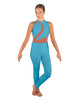 Solid Lycra Embrace Sleeveless Unitard