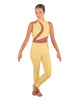 Solid Lycra Embrace Sleeveless Unitard