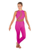 Solid Lycra Embrace Sleeveless Unitard
