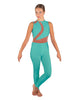 Solid Lycra Embrace Sleeveless Unitard