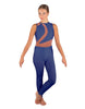 Solid Lycra Embrace Sleeveless Unitard