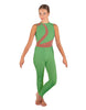 Solid Lycra Embrace Sleeveless Unitard