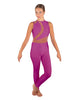 Solid Lycra Embrace Sleeveless Unitard
