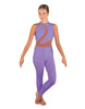 Solid Lycra Embrace Sleeveless Unitard