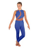 Solid Lycra Embrace Sleeveless Unitard