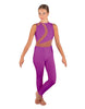 Solid Lycra Embrace Sleeveless Unitard