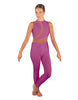 Solid Lycra Embrace Sleeveless Unitard