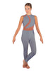 Solid Lycra Embrace Sleeveless Unitard