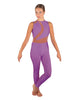 Solid Lycra Embrace Sleeveless Unitard