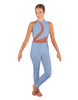 Solid Lycra Embrace Sleeveless Unitard
