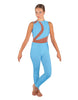 Solid Lycra Embrace Sleeveless Unitard